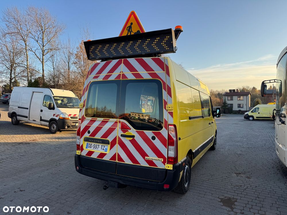 Renault Master 2xDrzwi Przesuwne 2014r. L3H2 Maxi Klima I wł. Tablica LED Roboty Drogowe Koguty - 8