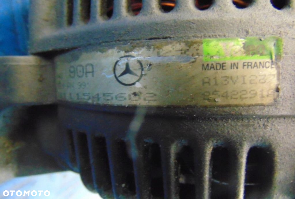 MERCEDES A KLASA W168 1.4B ALTERNATOR 0111545602 - 8