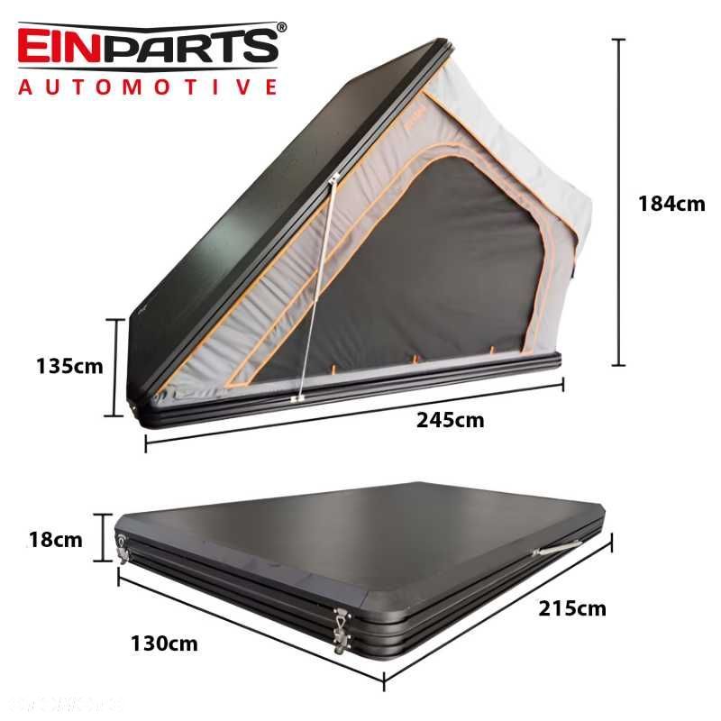 Namiot dachowy samochodowy EinParts EPTENT05 Aluminium A-Plus Tent 2-3 osoby - Twarda obudowa - 2