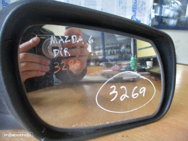 Espelho 1469104 MAZDA 6 GG MZR FASE 1 2003 2.0I 140 CV 4P VERMELHO DRT VERMELHO 5 PINOS - 2