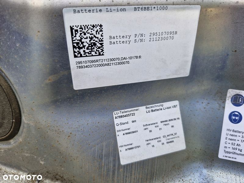 SMART FORFOUR II 2 EV EQ BATERIA AKUMULATOR 295107085R A7893403722 - 6