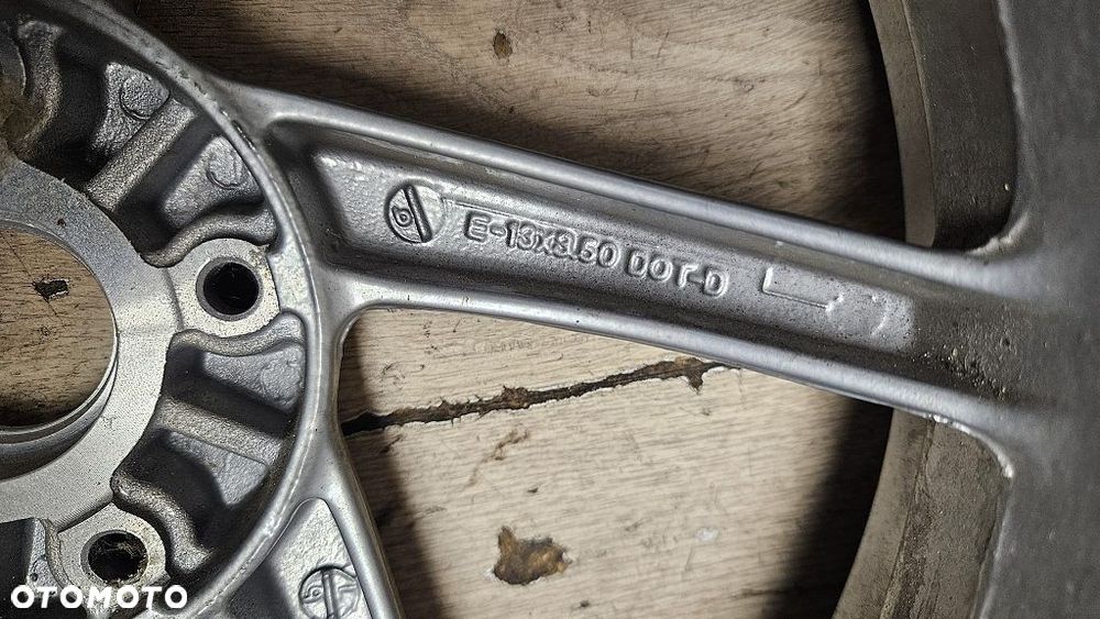 Felga Koło tył Piaggio NRG 13x3.50 + opona 140/60-13 - 8