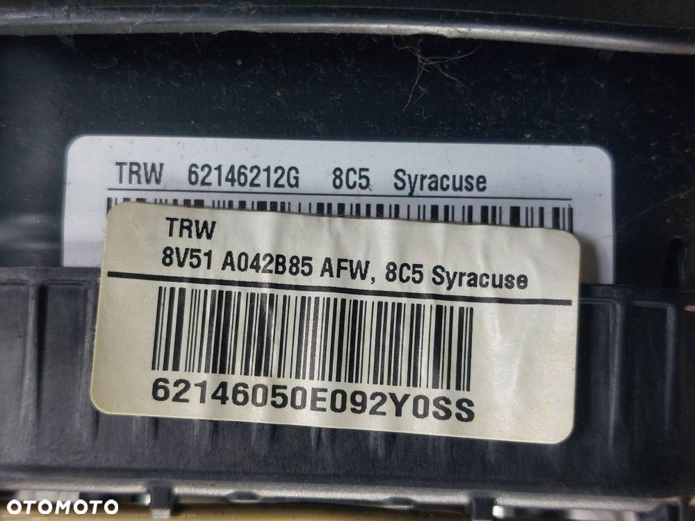 ZESTAW AIRBAG MODUŁ PODUSZKI PASY KOKPIT DESKA FORD FIESTA MK6 MK7 08-17 - 4