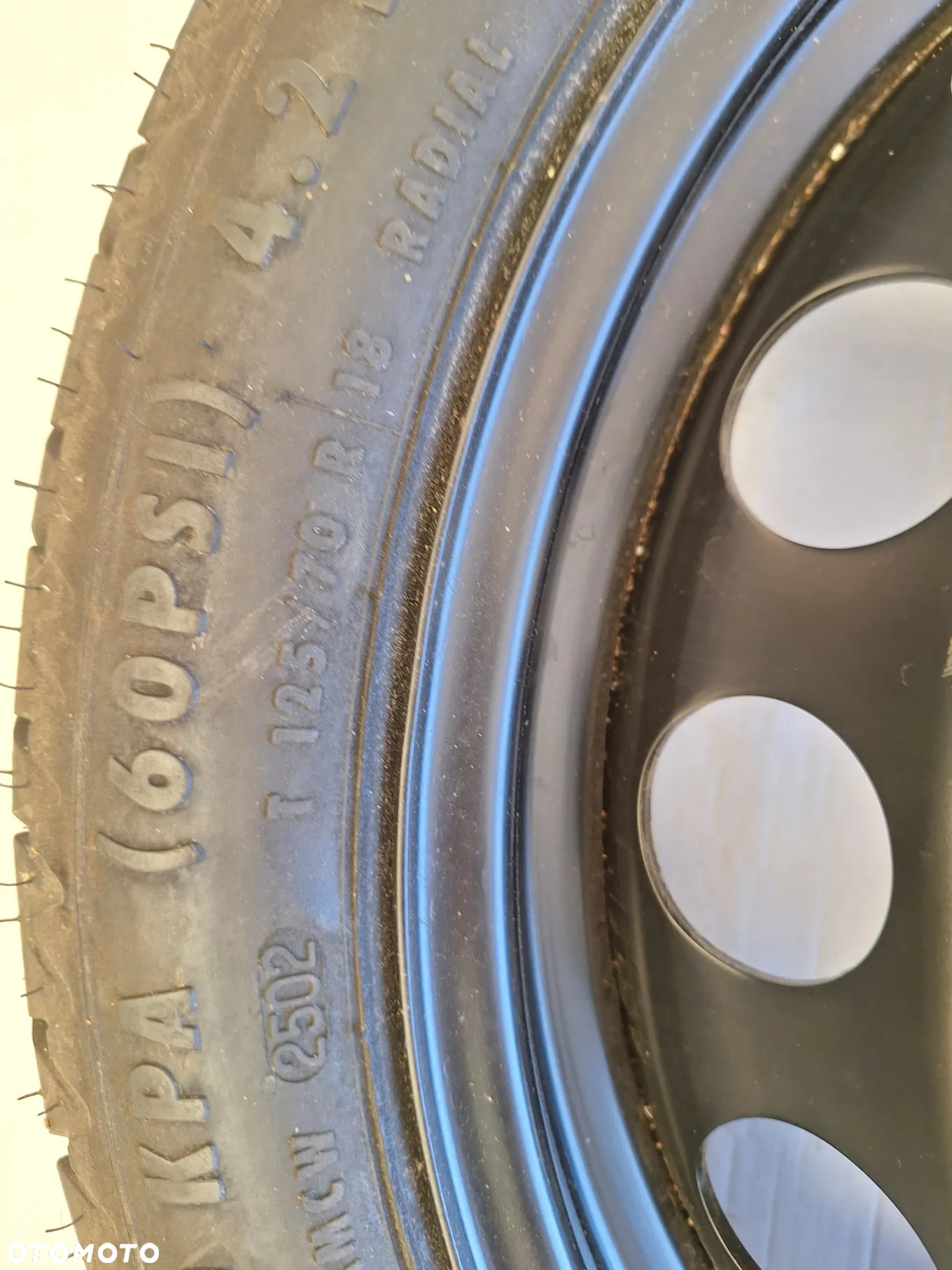 KOŁO DOJAZDOWE 18 CALI- 5X100/ ET38 - AUDI TT, A1-1J0601027M - 3