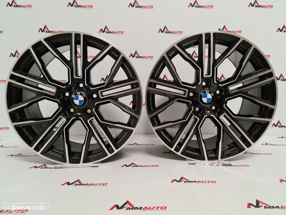 Jantes look BMW New Serie 8 Preto Polido 19 - 1
