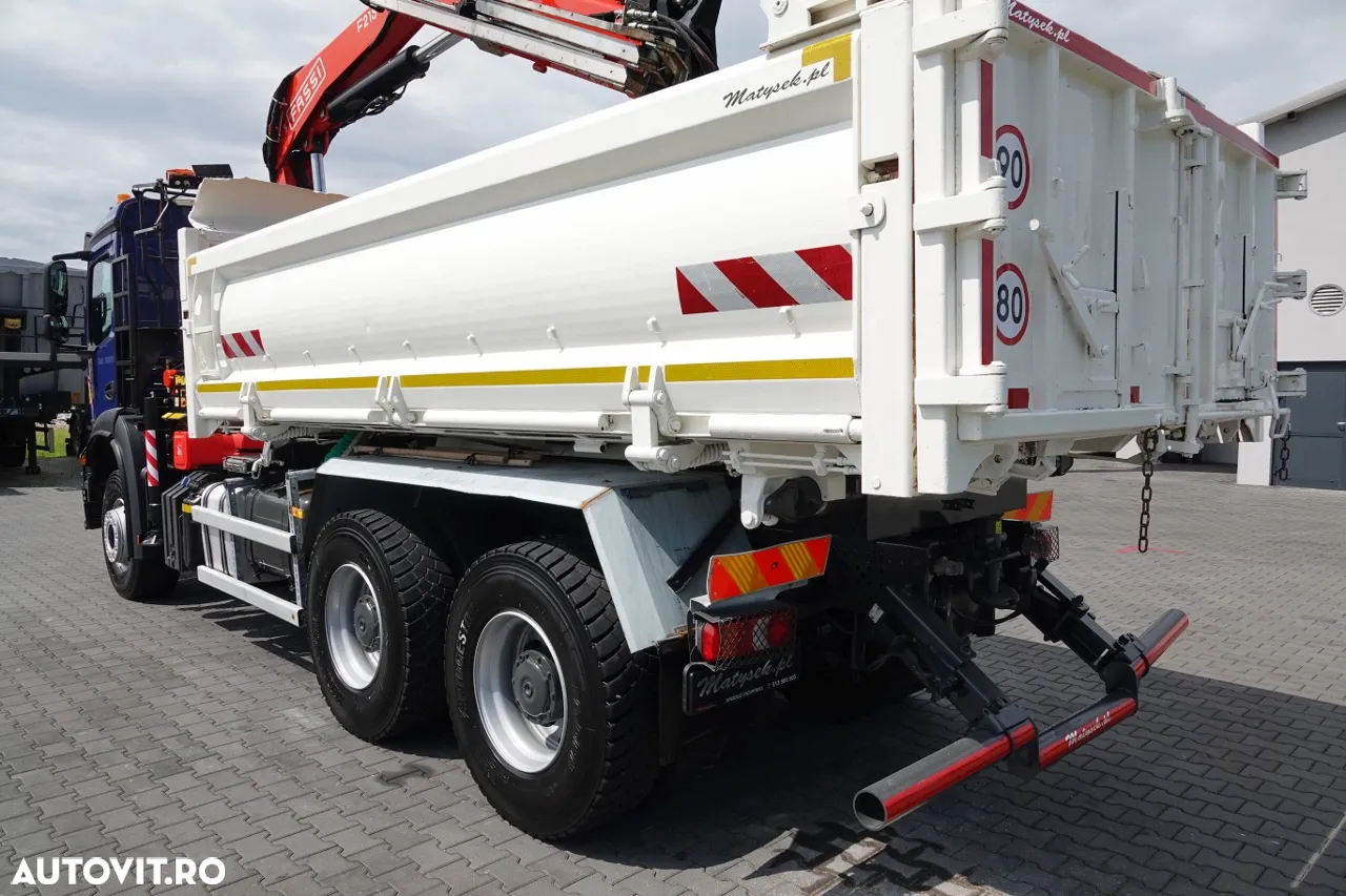 Mercedes-Benz AROCS 2636 / 6x4 / TIPPER / HYDROBORTA / + HDS FASSI F215 / RADIO CONTROL / ROTATOR / GRAB / EURO 6 - 17
