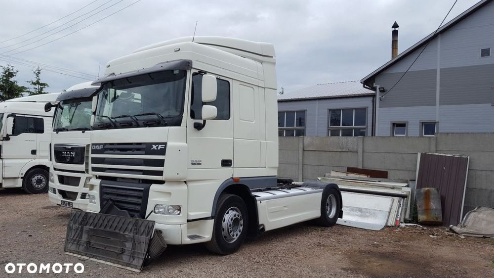 DAF XF 105 zabudowy międzyosiowe spojlery spoilery osłony owiewki - 8