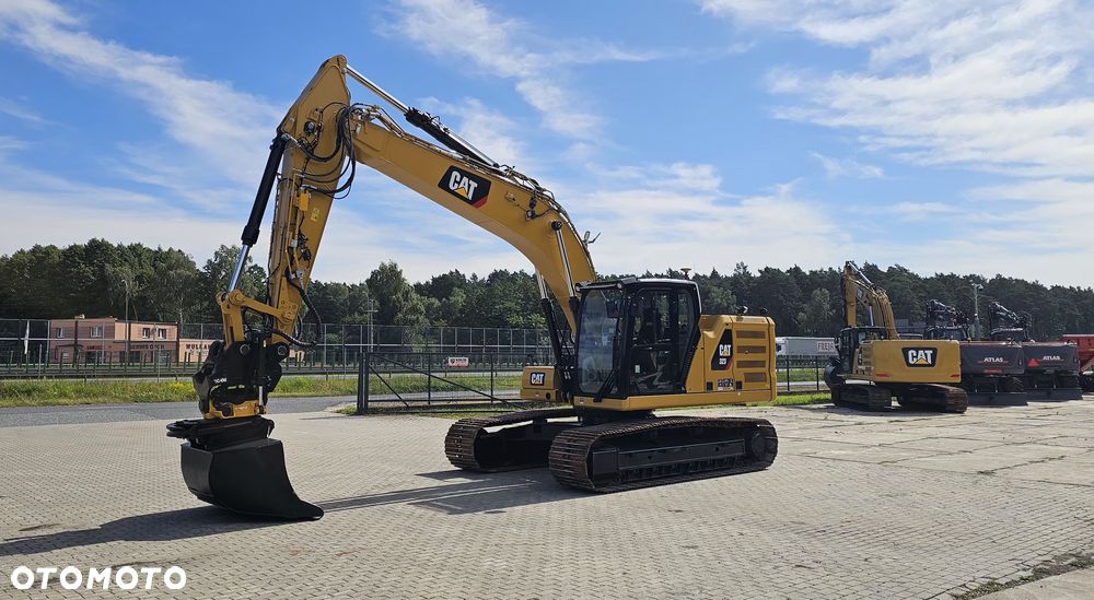Caterpillar 323 Next Gen głowica Engcon Leica MCP80 szczypce - 2