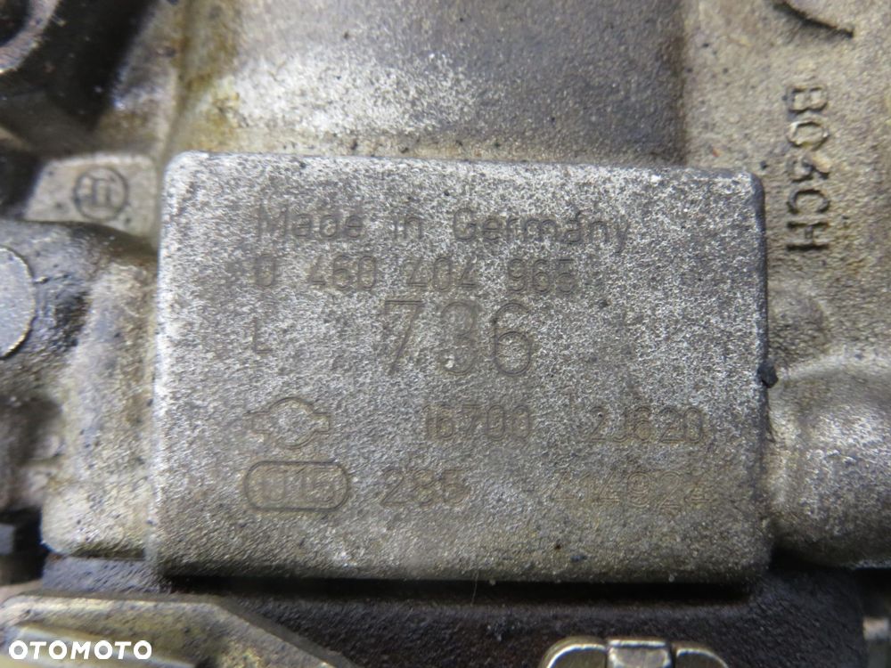 POMPA WTRYSKOWA NISSAN PRIMERA P11 2.0 TD 0460404965 167002J620 0281002252 - 5