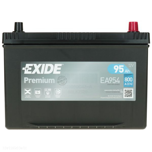 Akumulator Exide EFB 95Ah 8000A EL954 STARTSTOP P - 4
