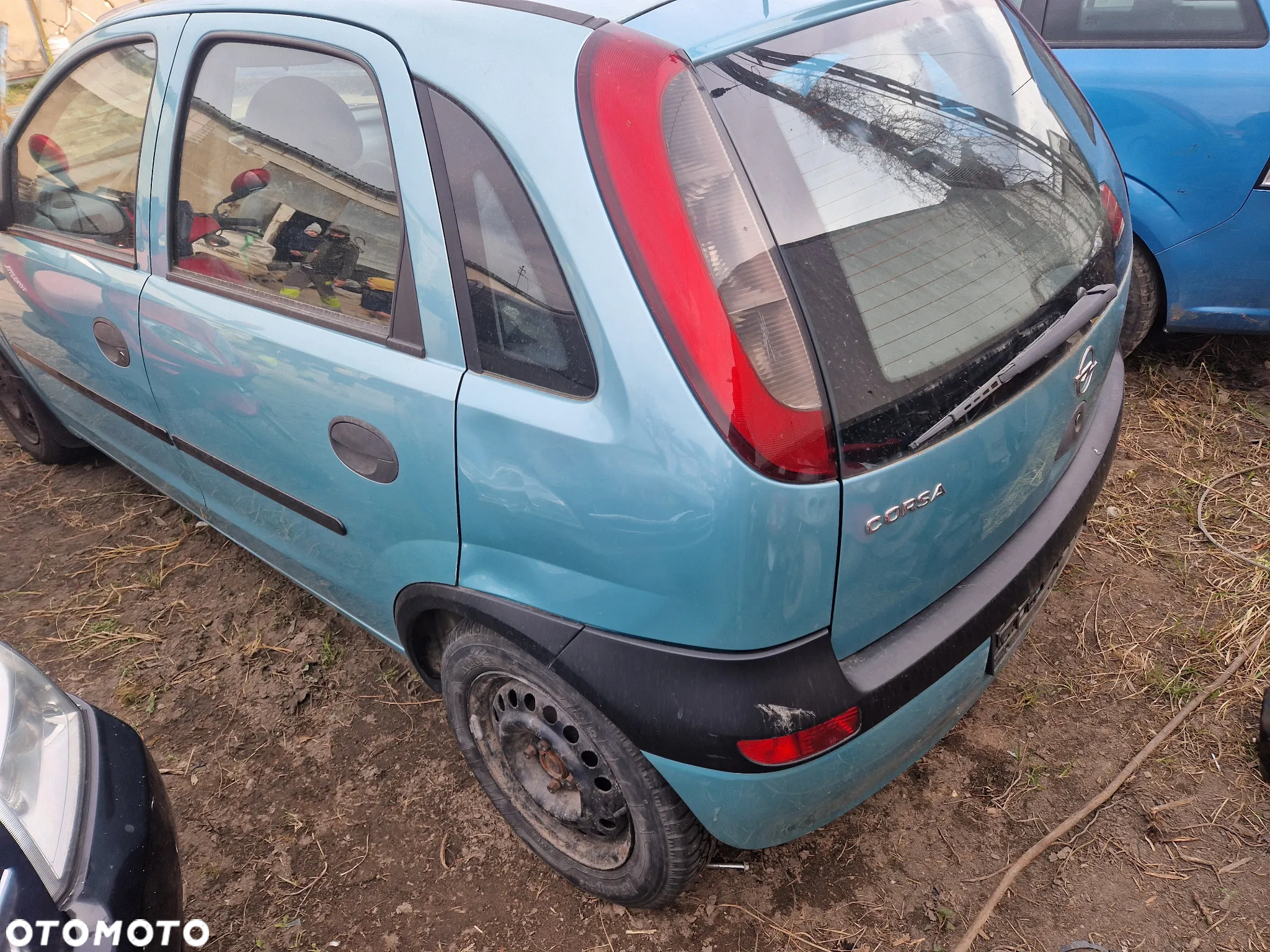 opel corsa c z397 maska zderzak lampa grill błotnik drzwi zbiornik paliwa szyba lusterko klamka - 4