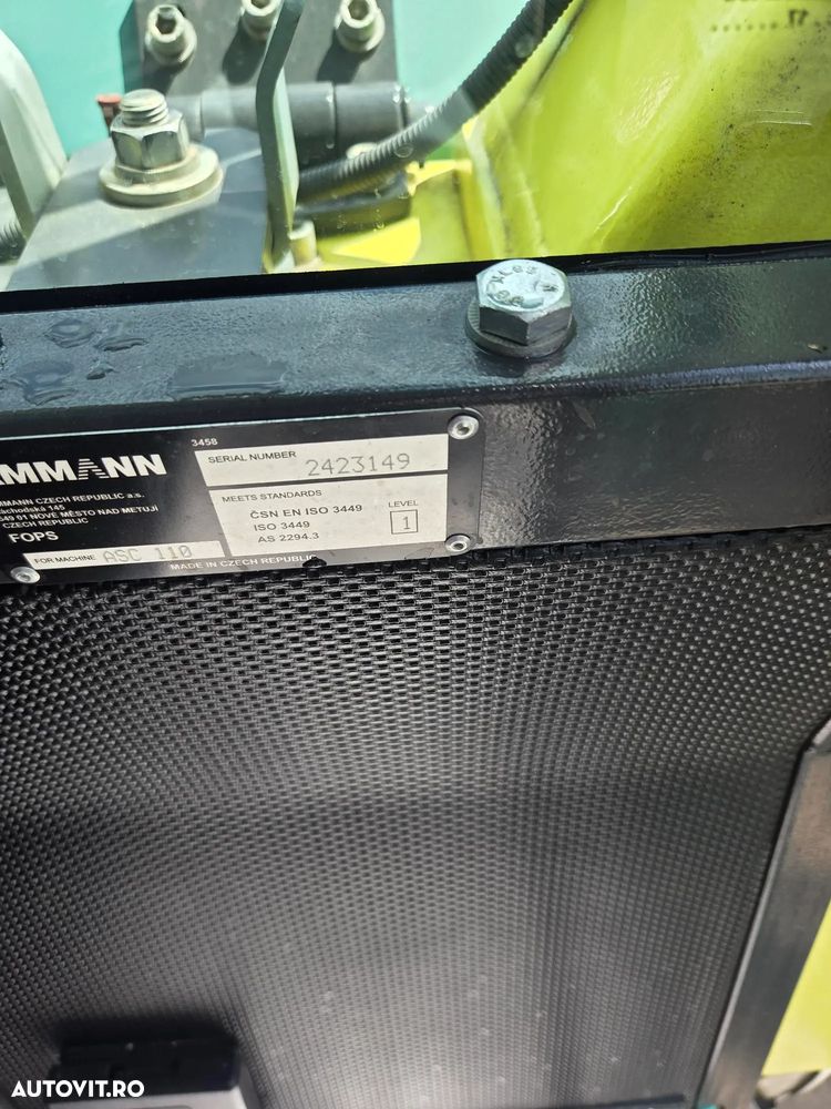 Ammann ASC110, 2018, 445h, Masa operationala 15tone, latime tambur 2,1m, lungime totala 5,7m, motor 115KW, posibilitate leasing 3 ani, STARE FOARTE BUNA-65.900 EUR+Tva - 33