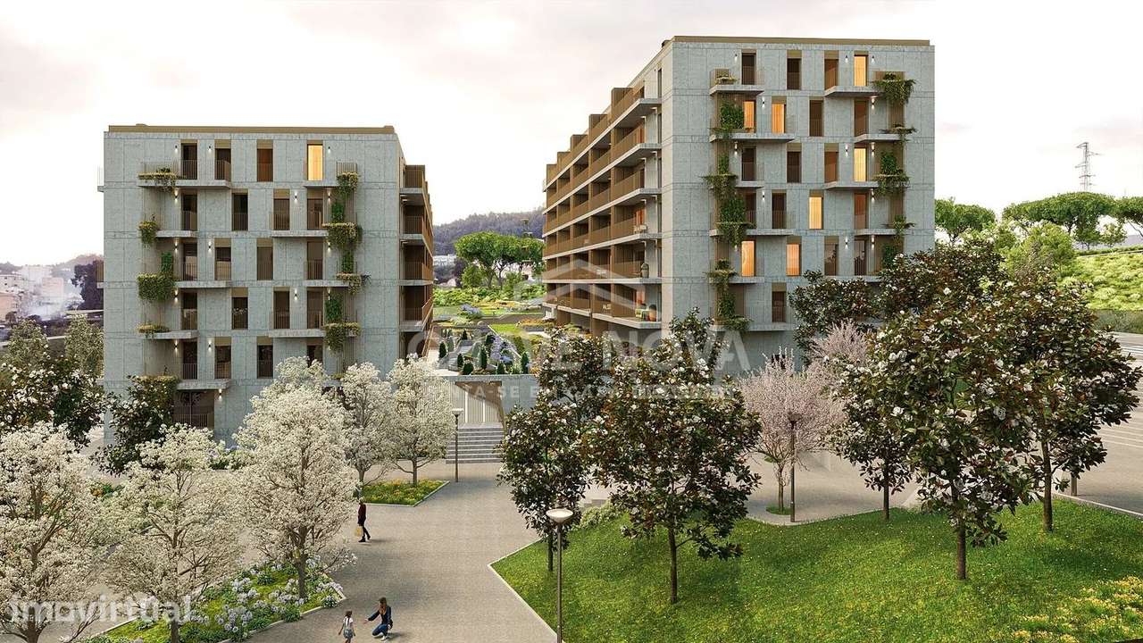 Apartamento T1 Novo com Varanda, Lugar de garagem - Oliveira do Douro - Grande imagem: 3/14