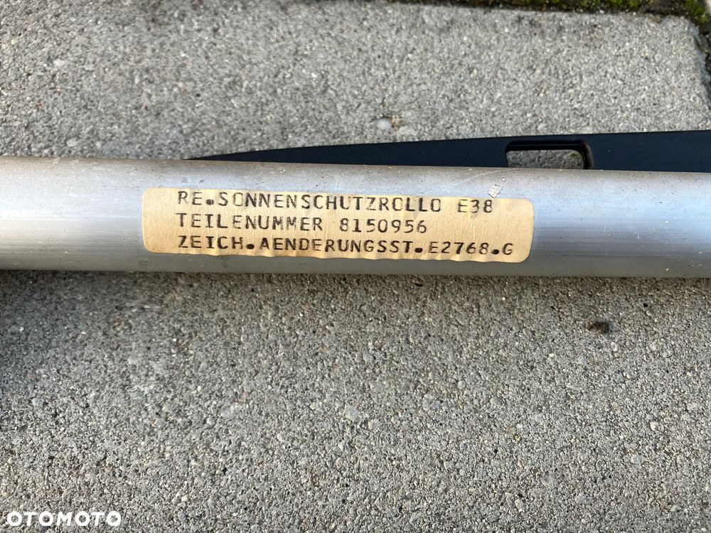 BOCZKI DRZWI BMW E38 PRZED LIFT WERSJA KRÓTKA ROLETKI ROLETY TRÓJKĄTY ZESTAW RARYTAS - 13