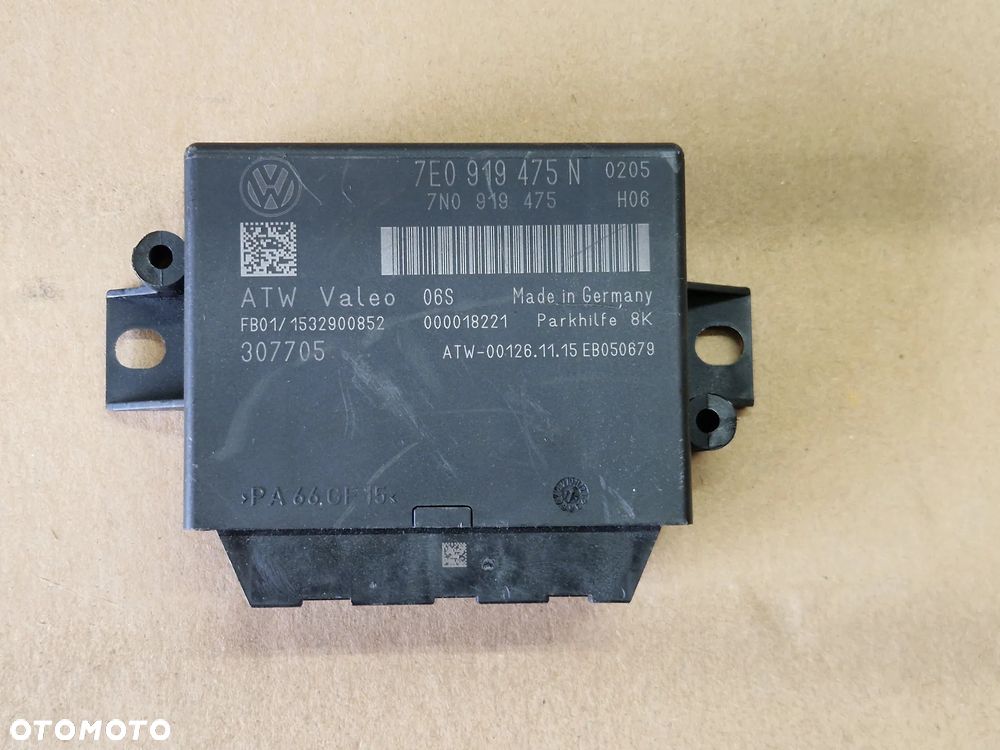 STEROWNIK MODUŁ PARKOWANIA PDC VW T6 7E0919475N - 5