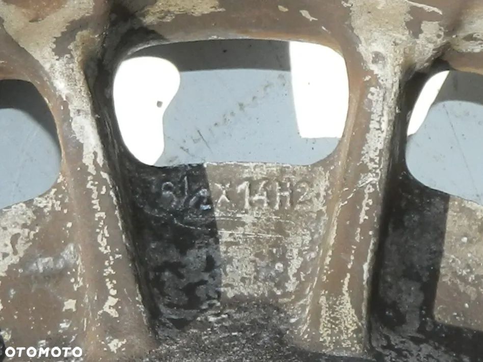 Felga Aluminiowa 6,5Jx14H2 ET30 Mercedes Mercedes Benz W123 W126 W108 R109 - 8