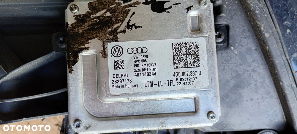 Lampa prawy przód przednia prawa Xenon skrętny LED Audi A4 B8 Lift UK 8K0941032A - 6
