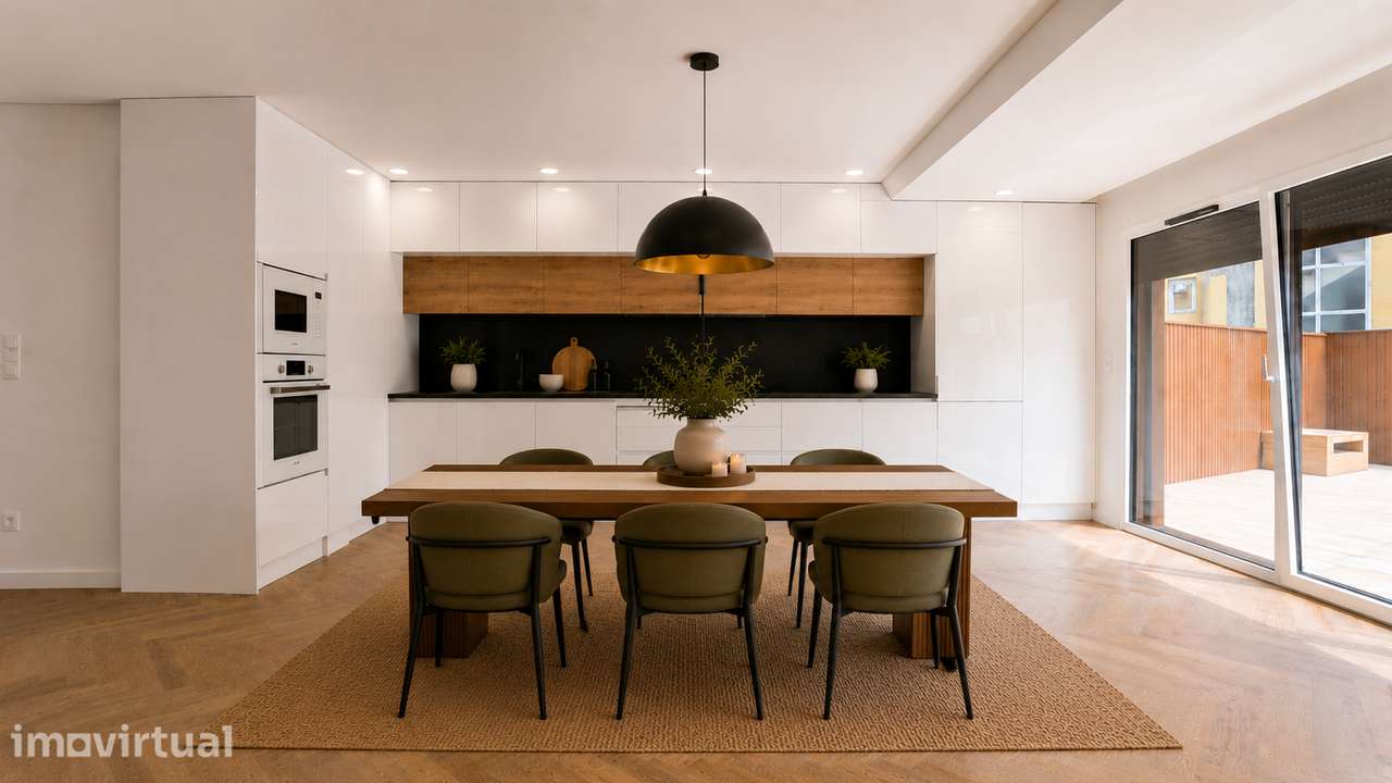 Moradia T3 NOVA, São Cosme | Garagem 2 ou + carros | Pátio + terraço - Grande imagem: 4/27