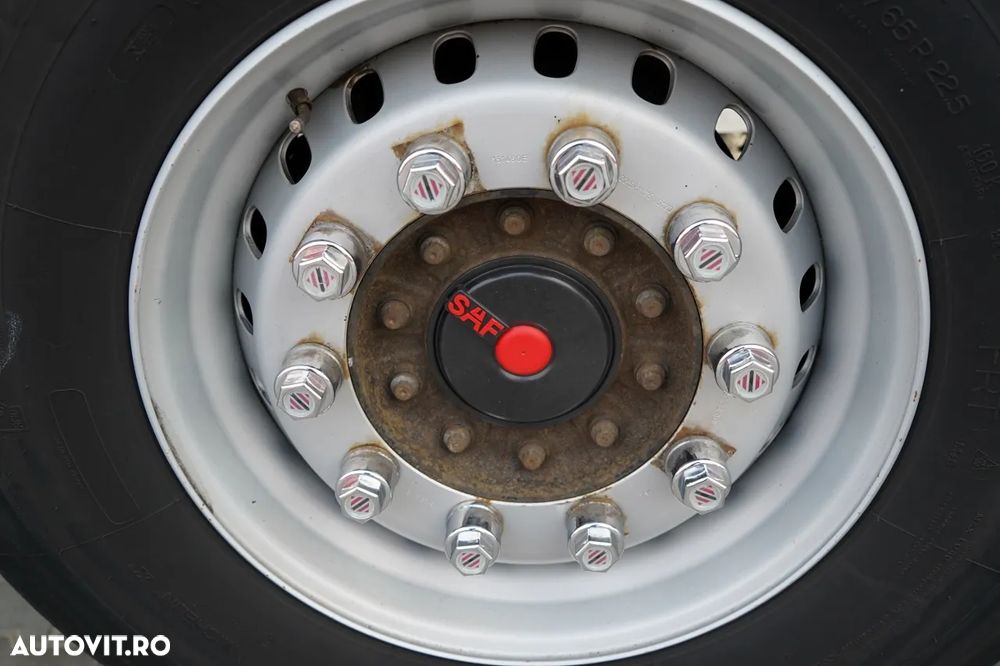 Schwarzmuller CORTINĂ / STANDARD / ACOPERIȘ RIDICAT / AXĂ RIDICATĂ / SAF - 27