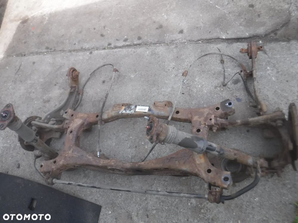 Kia Sportage III Hyundai IX35 4x4 4WD zawieszenie belka wozek os tyl zwrotnice kolyska 55405-2S110 - 5