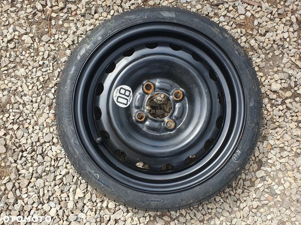 KOŁO DOJAZDOWE DOJAZDÓWKA 14'' NISSAN MICRA K13 115/70/14 4X100 FALKEN - 1