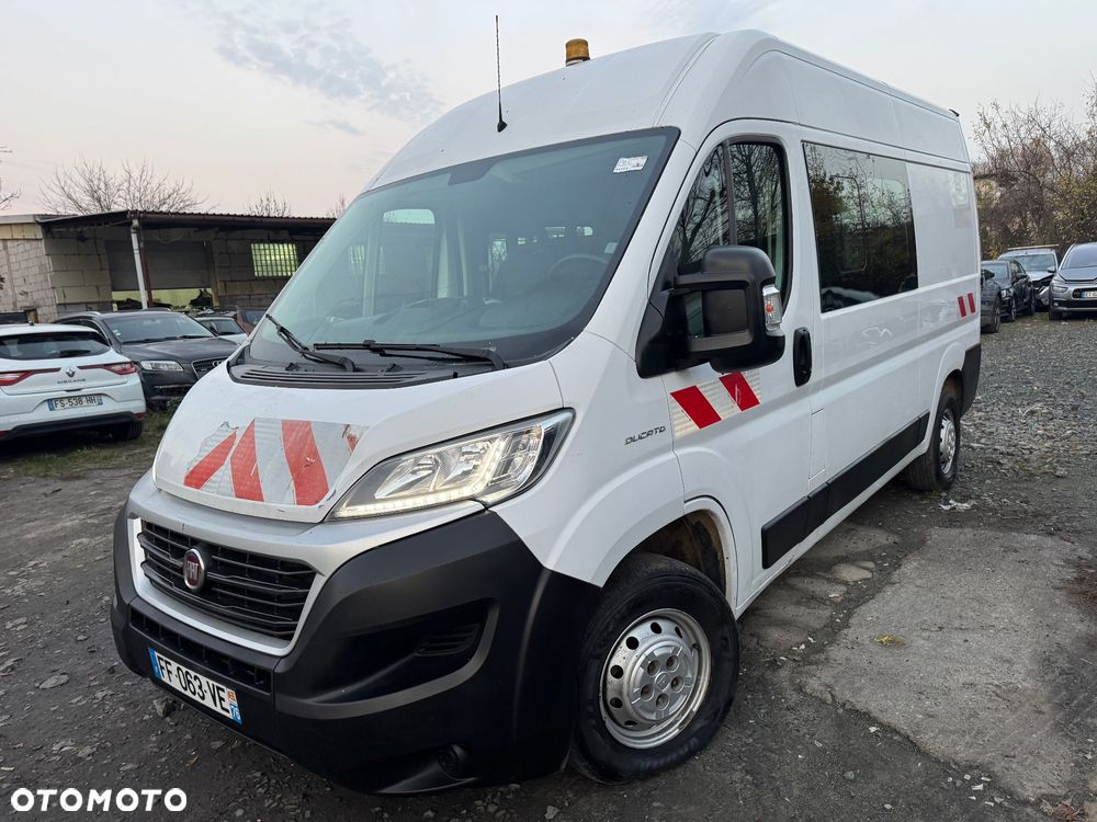 Fiat DUCATO BRYGADÓWKA 2.3jtd 131KM 181tys.km KLIMA, czujniki parkowania, tempomat, kamera, świeżo sprowadzony, OKAZJA!!! - 1