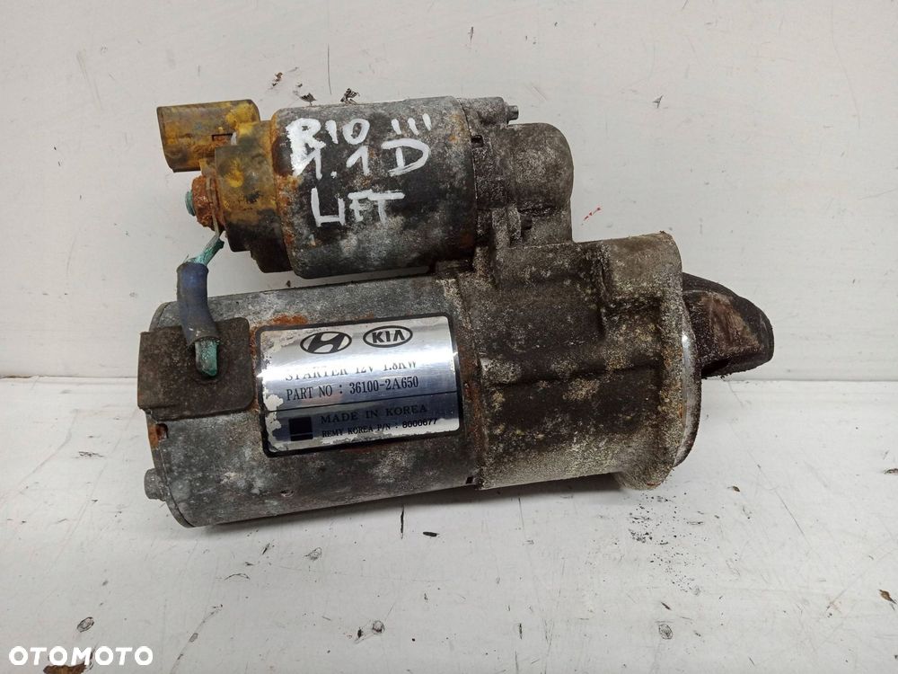 kia rio iii lift 1,1 crdi rozrusznik 36100-2a650 2016r - 1