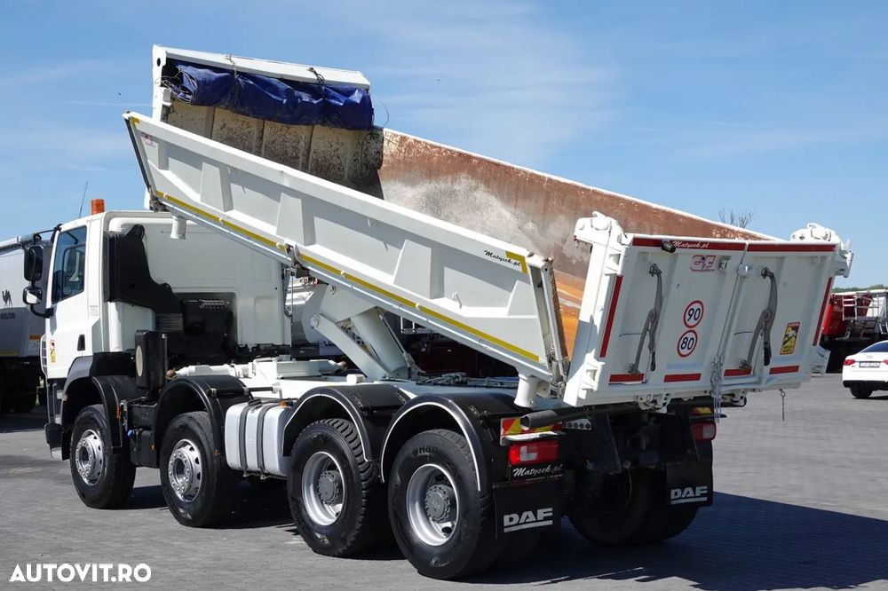 DAF CF 460 / 8x4 / BASCULATOR / HYDROBRADNA / BORDMATIC / IMPORTAT - 2