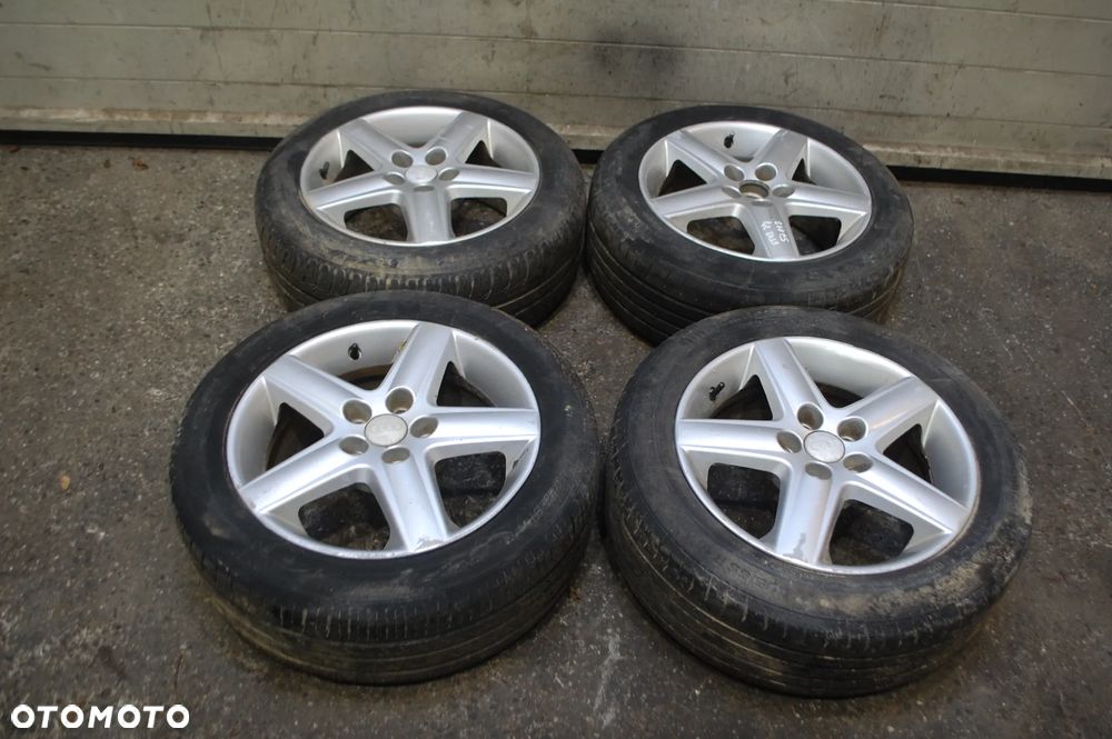 FELGI ALUMINIOWE + OPONY LETNIE 5X112 205/55R16 ET42 7J AUDI A4 B6 B7 A6 C6 SEAT SKODA VW - 1