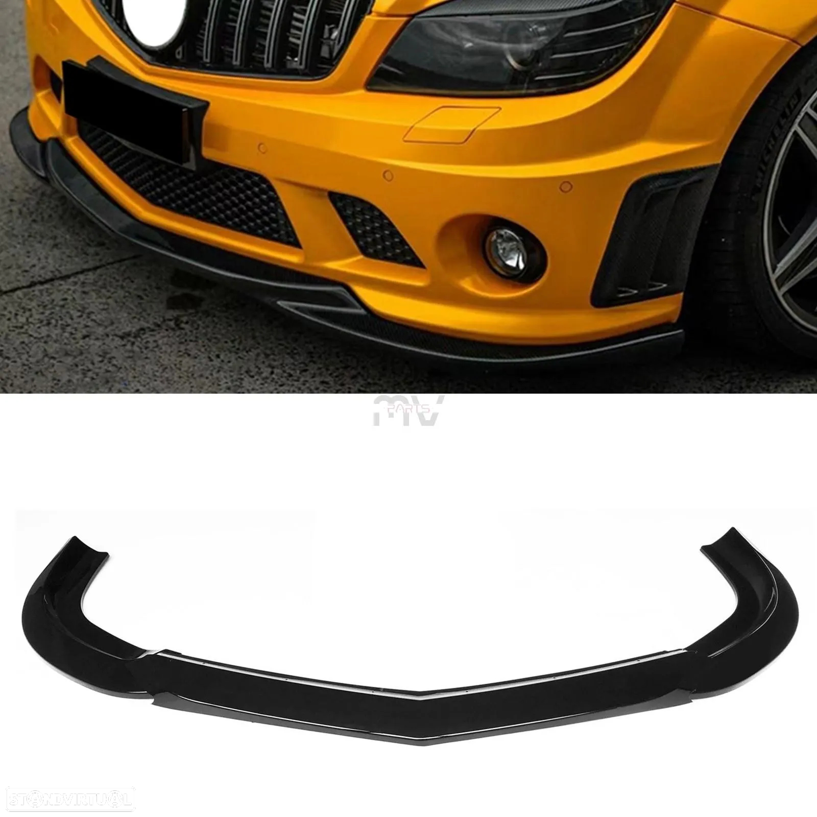 Spoiler Mercedes C W204 C63 (2007 a 2010) Carbono - 5