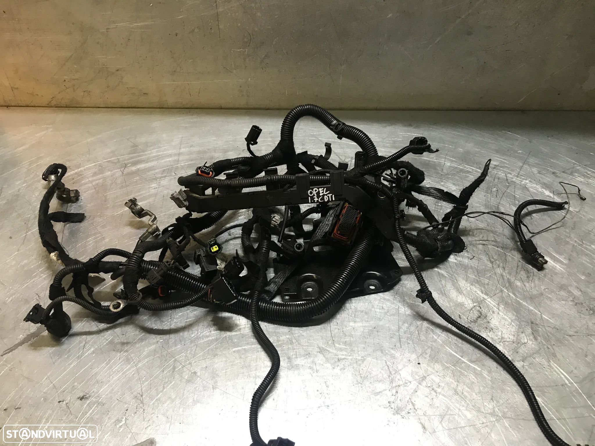 CABLAGEM / INSTALAÇÃO DO MOTOR OPEL ASTRA H / MERIVA 1.7CDTI 100CV Z17DTH 55350427 8553504282 55350424 - 1
