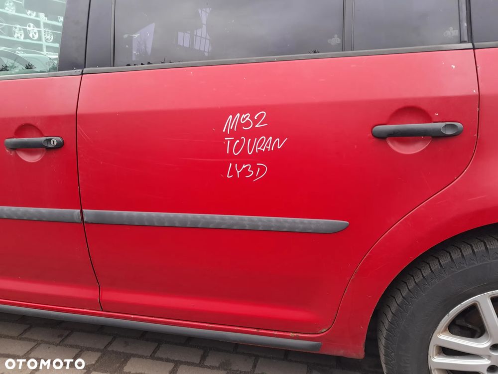 VW TOURAN DRZWI LEWE TYLNE LEWY TYŁ KOLOR: LY3D - 1