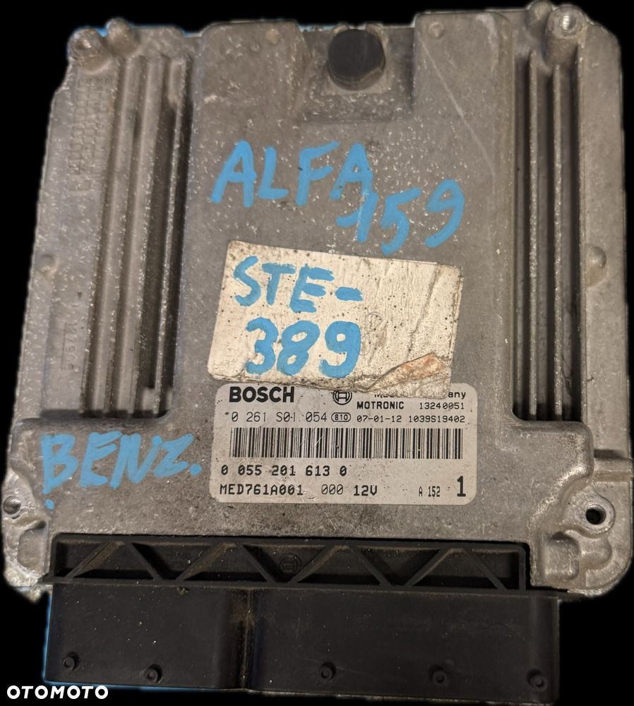 Sterownik KOMPUTER SILNIKA ECU ALFA ROMEO 159 00552016130 - 1