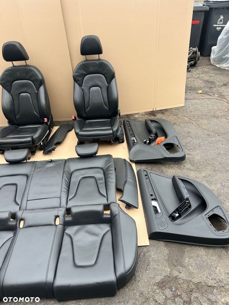 audi a5 8t lift sline sportback fotele kanapa skóra grzane s-line kpl. - 3