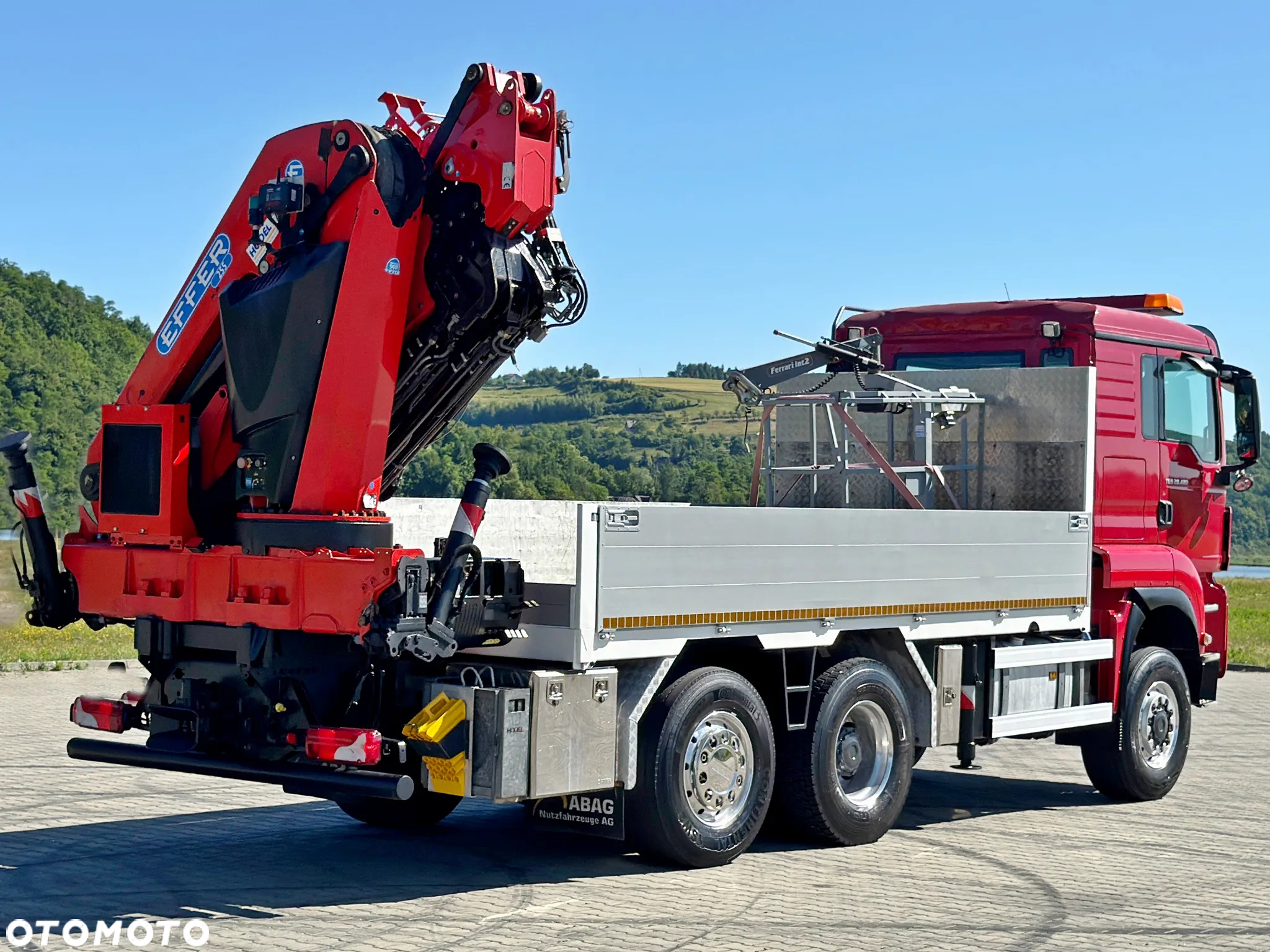 MAN TGS 28.480 * SKRZYNIA 5,00 m * EFFER 255/5S + JIB 3S + PILOT * 6x4 * STAN BDB - 7