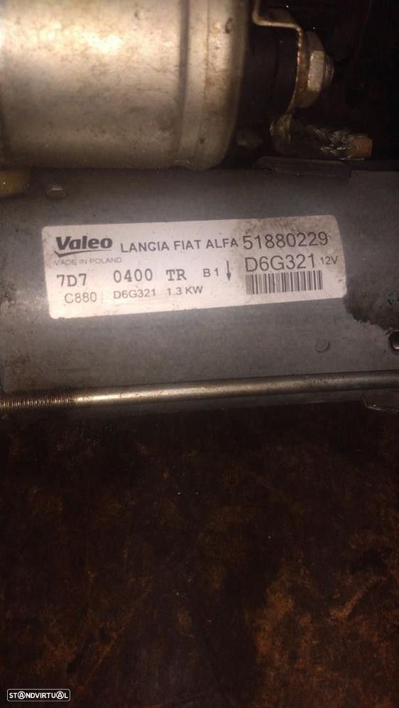 MOTOR ARRANQUE FIAT GRANDE PUNTO -51880229 - 3