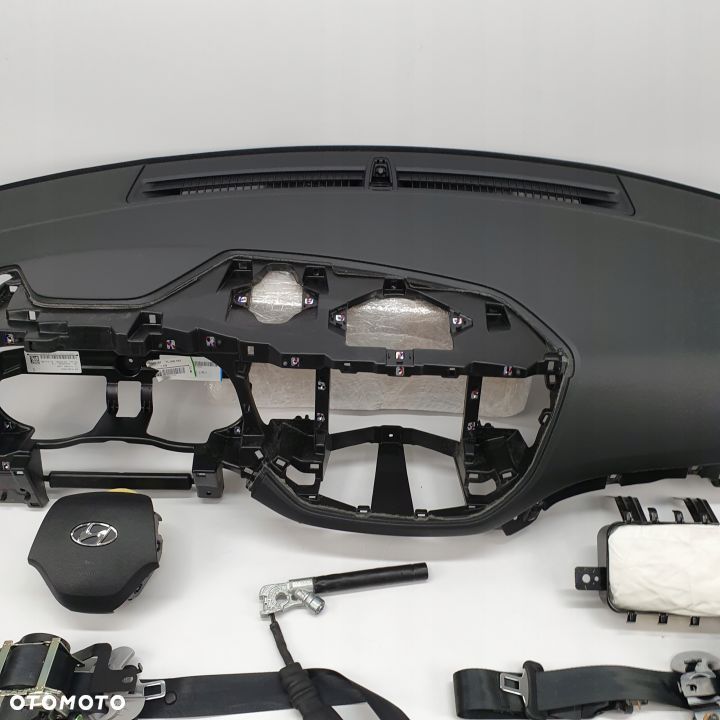 HYUNDAI TUCSON II DESKA ROZDZIELCZA KONSOLA KOKPIT PULPIT PODUSZKI AIRBAG AIR BAG PASY KIT SET - 3