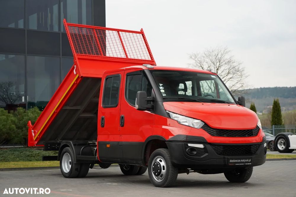 Iveco DAILY 35-130 / BASCULATOR / CU TRACȚIE DUBLA / DOUĂ TRANSPORTURI / MANUAL / 7 LOCURI / - 3