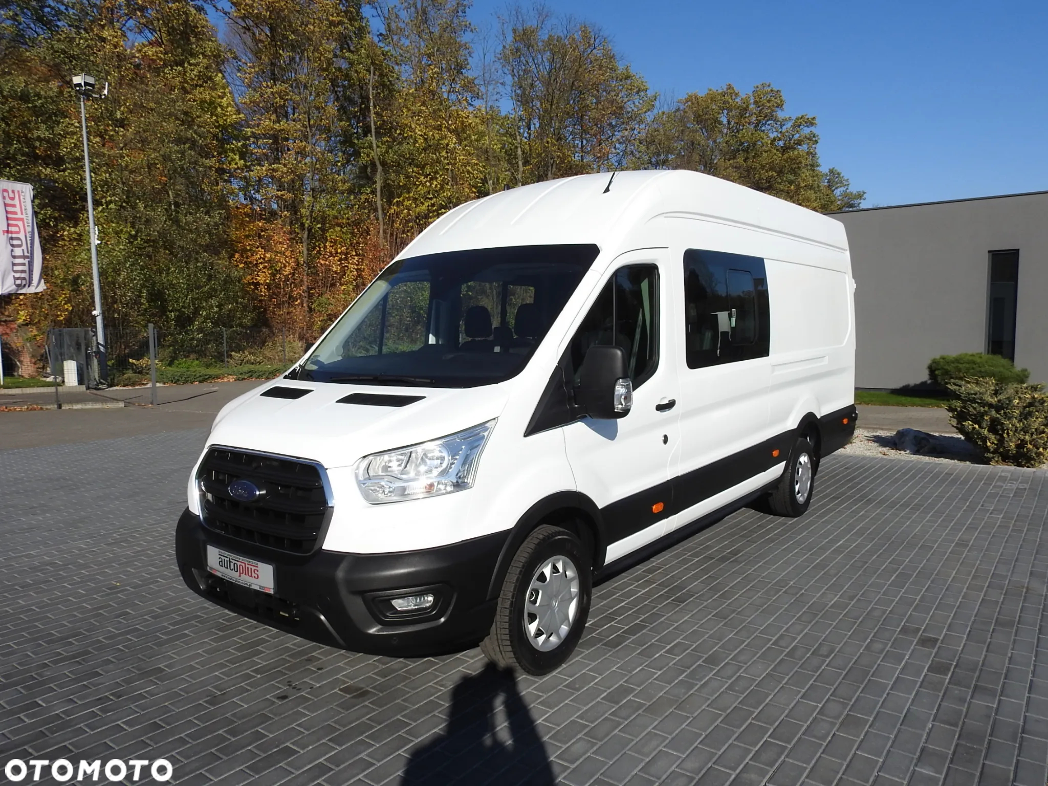 Ford TRANSIT FURGON BRYGADÓWKA 6 MIEJSCA TEMPOMAT KLIMATYZACJA LEDY 130KM [ J78198 ] - 7