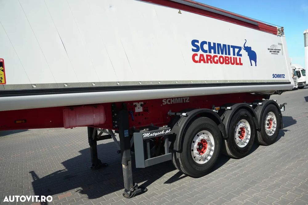 Schmitz Cargobull BASCULATOR SCHMITZ / 27 m3 / ALUMINIU / PUNCT DE RIDICARE / 5.300 KG / JANTE DIN ALIAJ - 10