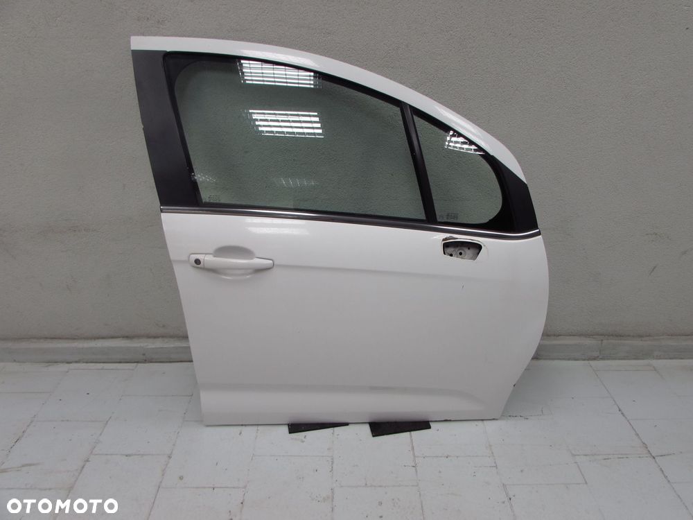 CITROEN C3 II 5 DRZWI 08-16 DRZWI PRAWY PRZOD EWPA BIALY KPL - 2