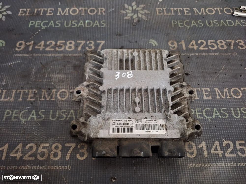 Centralina usada 5WS40049C-T SIEMENS PEUGEOT PARTNER 2.0 HDI - 1