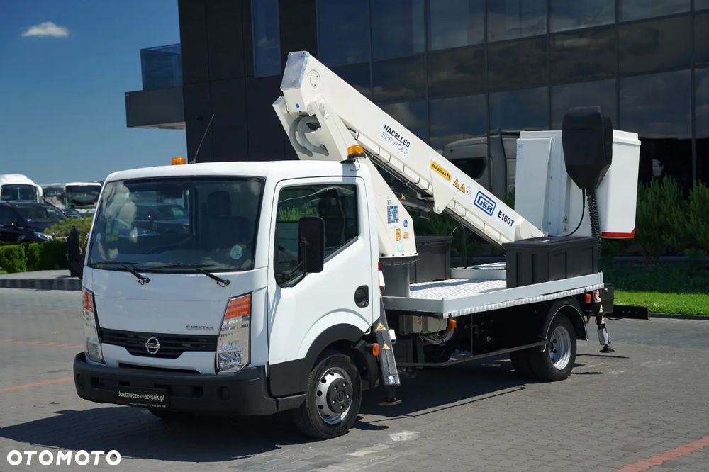 Nissan CABSTAR / PODNOŚNIK KOSZOWY / ZWYŻKA 16,2  METRÓW / GSR E160T /  BLIŹNIAK / UDŹWIG - 200 kg / 4 PODPORY / - 10