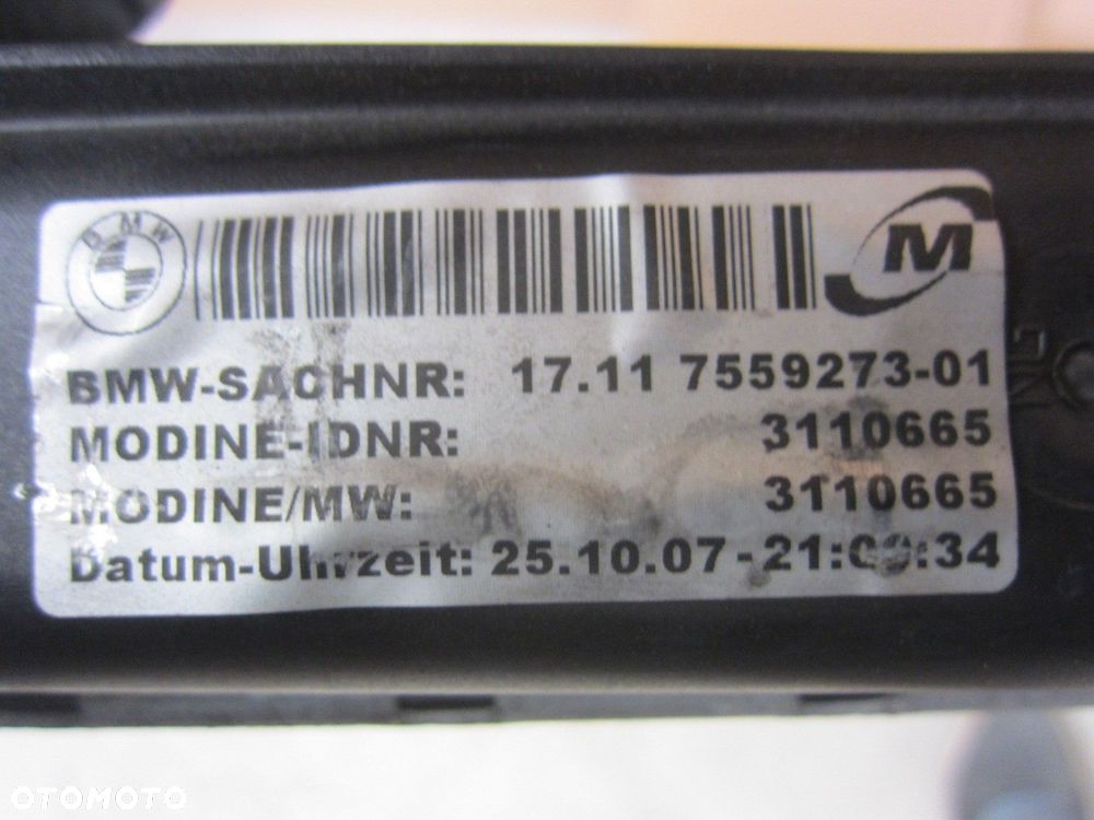 BMW 1 E81 X1 E84 E90 N43 N46N N52 N53 CHŁODNICA WODY 6287054 17117559273 - 7