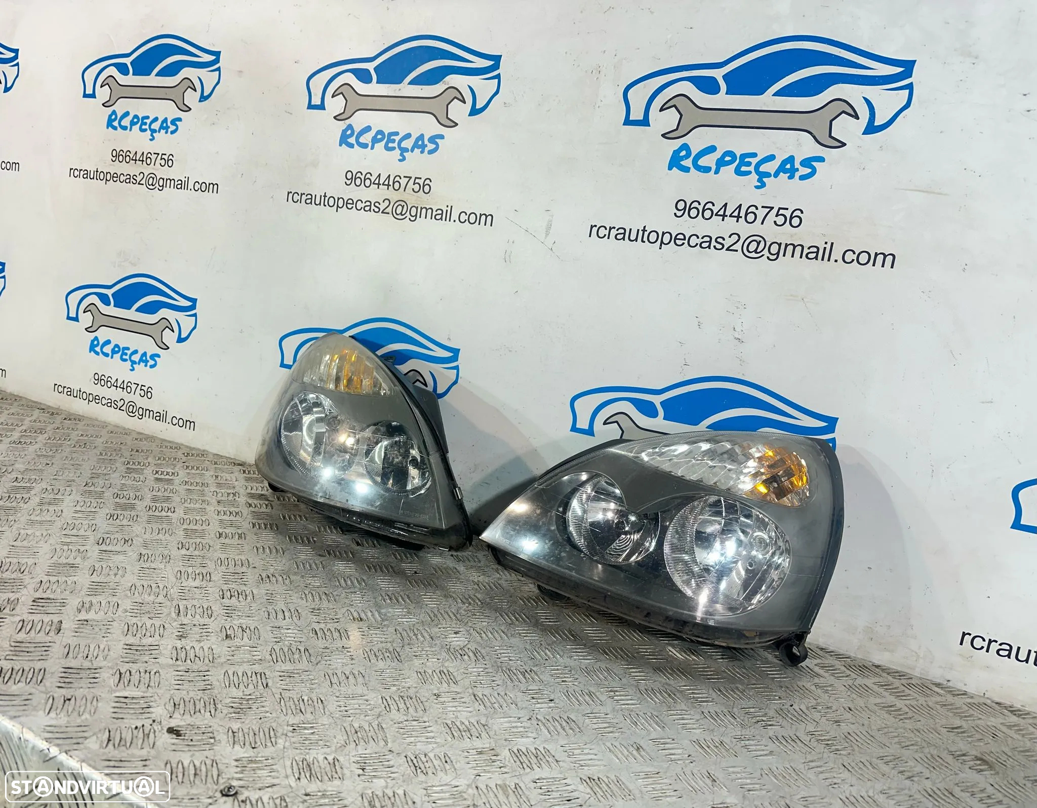 .Farol Otica Frente Frontal Esquerda Original Renault Clio 2 Fase 2 2001 - 2005 - 4