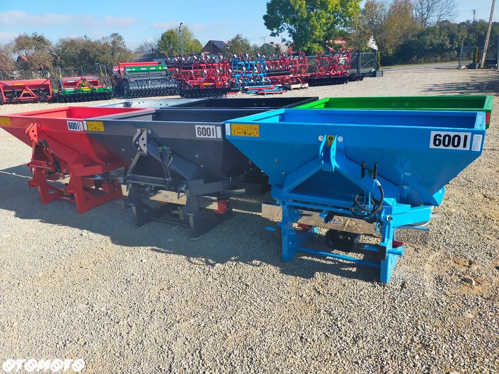 Dwutalerzowy rozsiewacz nawozów Producent STRUMYK siewka plandeka siew graniczny - 1