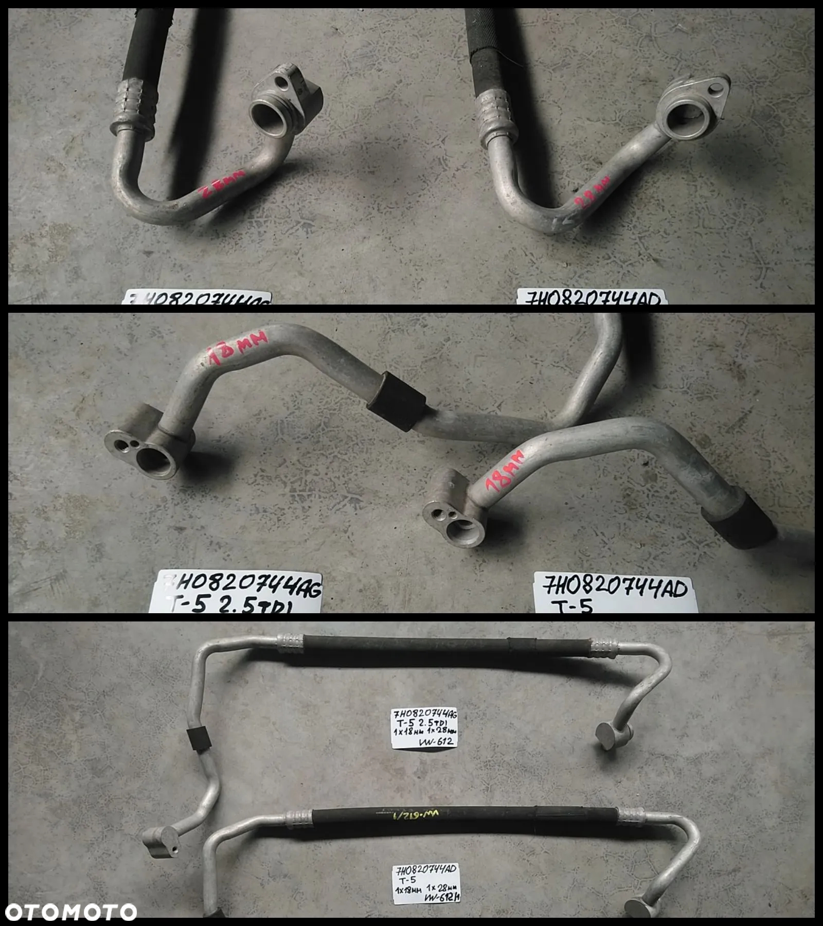 VW AUDI SEAT SKODA PRZEWÓD KLIMATYZACJI NR422-NR-642/4 - 22