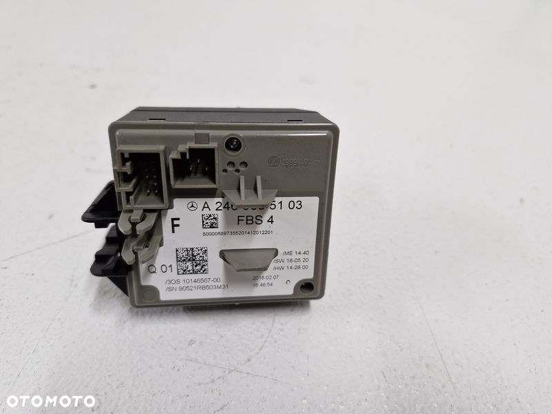 MERCEDES A W176 STACYJKA 2X KLUCZYK A2469055103 - 3