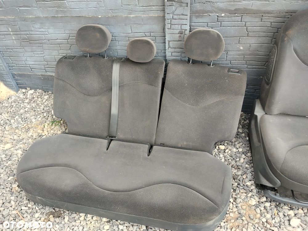 FOTELE CITROEN C3 PRZÓD TYŁ WELUR 02-09 - 2