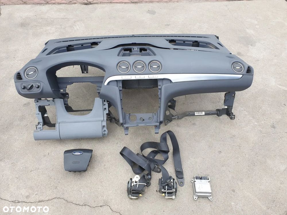 Konsola Deska Airbag Pasy Napinacze Komplet Ford S-max mk1 Demontaż Oryginał - 1